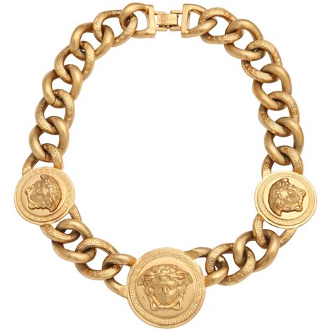 versace 14k gold chain|versace gold chain necklace.